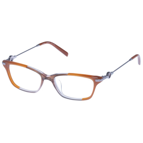 Oroton Mandy Rose Splice Rose Gold Female Rectangle Optical Frames | Eyewear Index