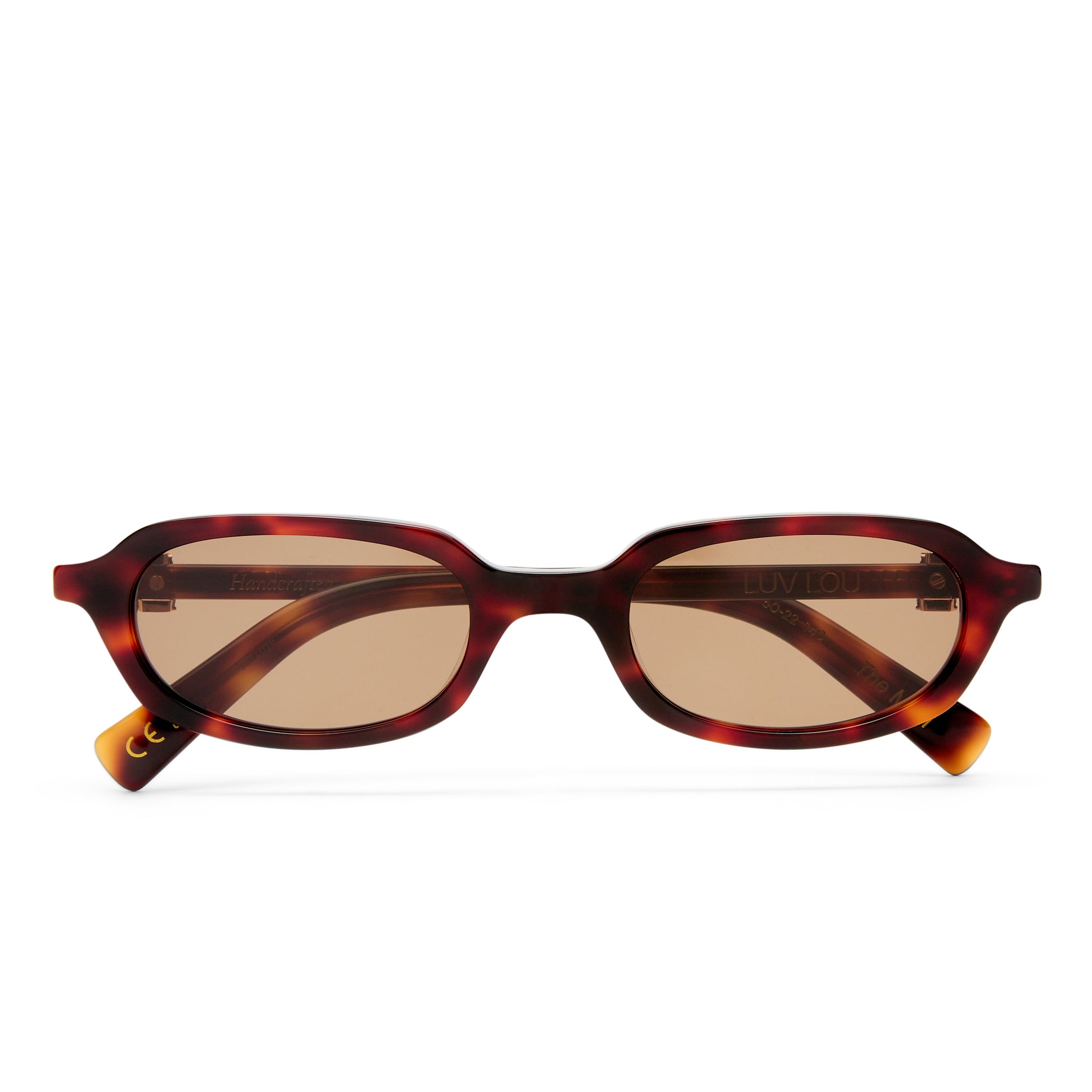 Luv Lou The Mimi Luxe Cherry Tort Female Rectangle Sunglasses | Eyewear Index