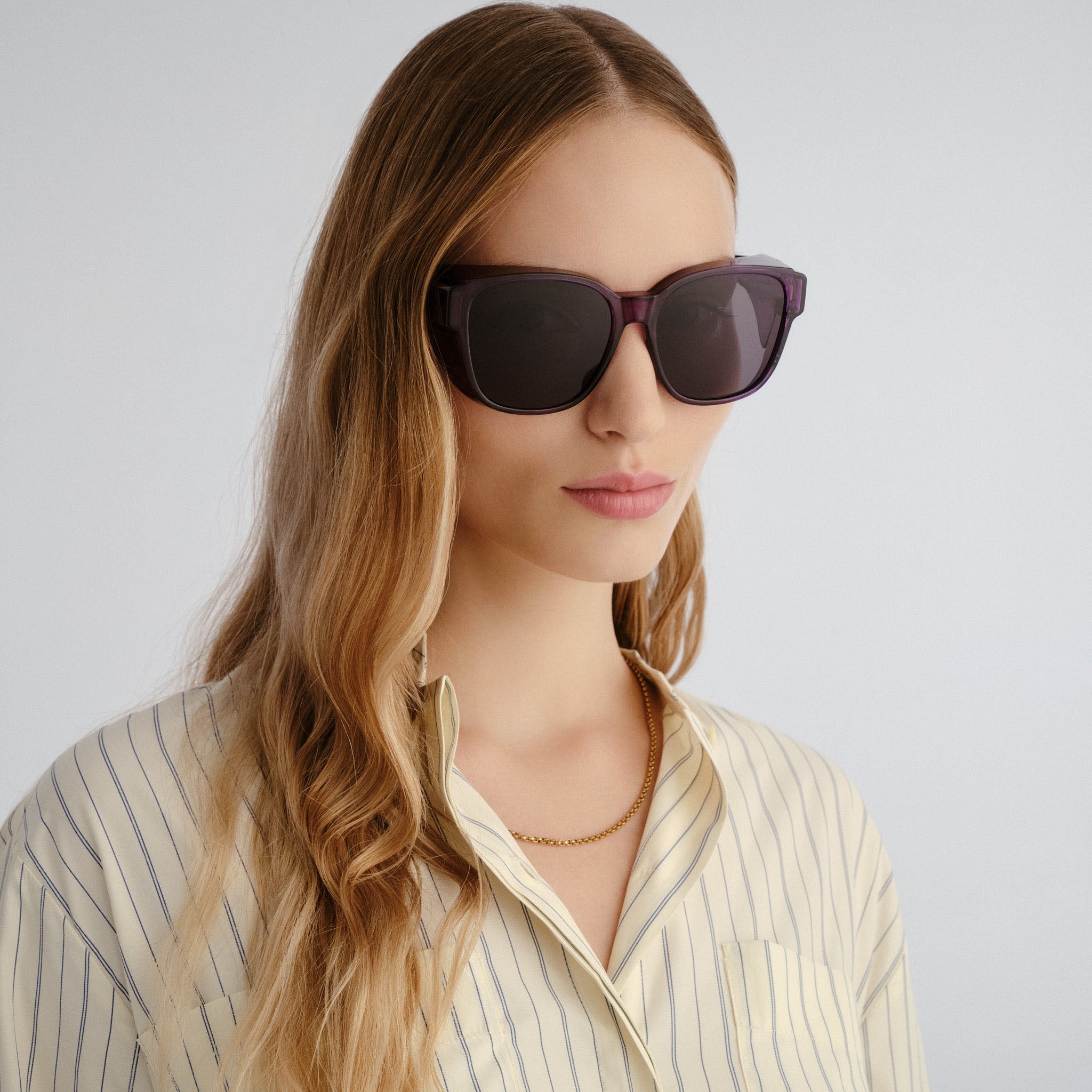 Cancer Council Dunsborough Plum Female D-Frame Sunglasses | Eyewear Index