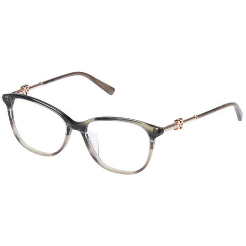 Oroton Louisa Khaki Grad Haze Female Cat-Eye Optical Frames | Eyewear Index