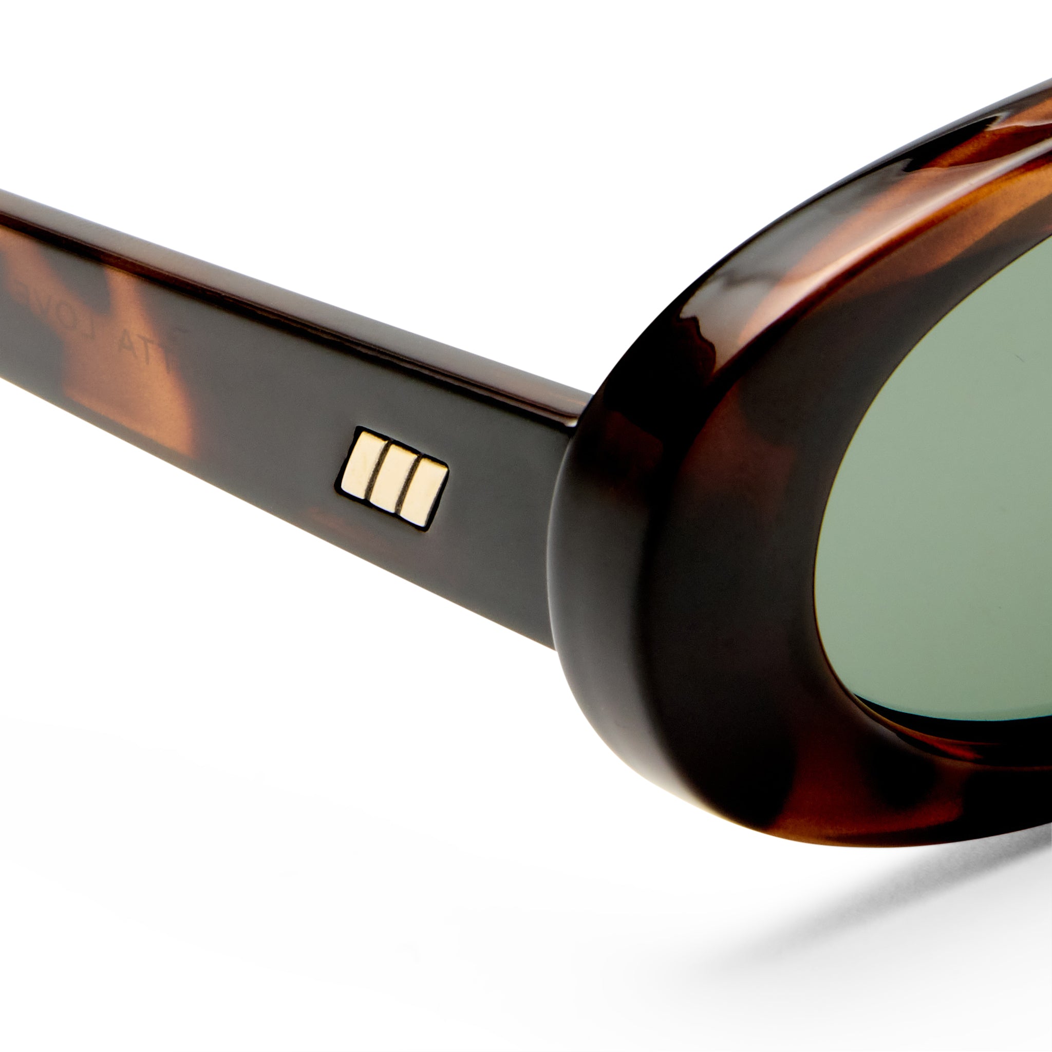 Le Specs Outta Love + Tort Uni-Sex Oval Sunglasses | Eyewear Index