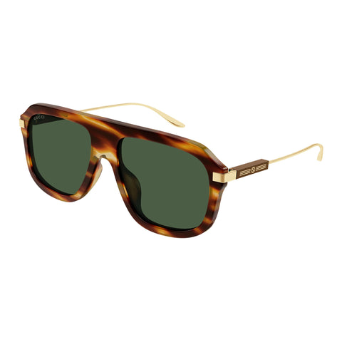 Gucci Gg1309s Havana Male Navigator Sunglasses | Eyewear Index