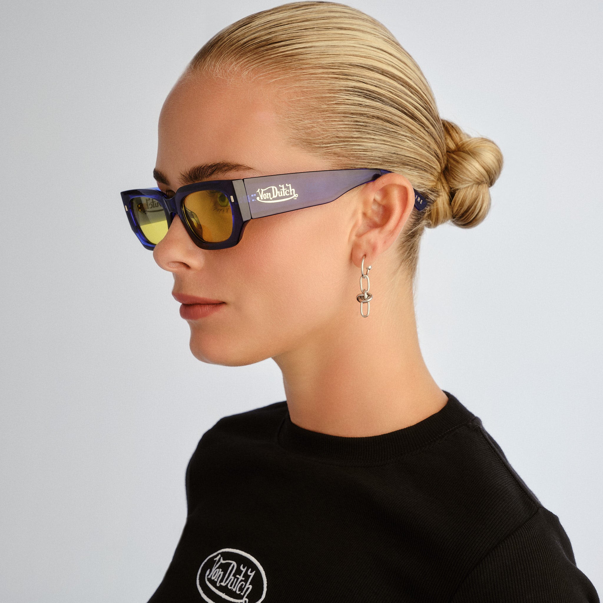 Aire Renegade Cobalt Blue Uni-Sex Rectangle Sunglasses | Eyewear Index