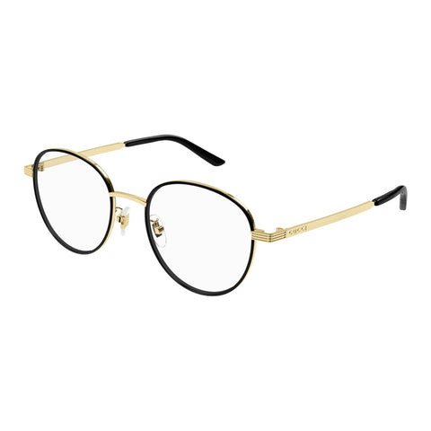 Gucci Gg1353oa Gold Male Round Optical Frames | Eyewear Index