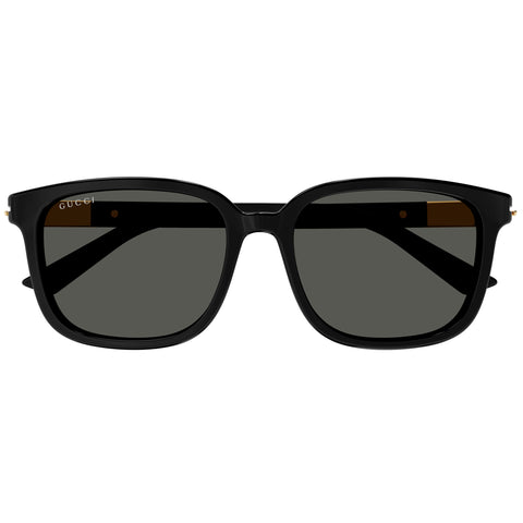 Gucci Gg1505sk Black Male Rectangle Sunglasses | Eyewear Index