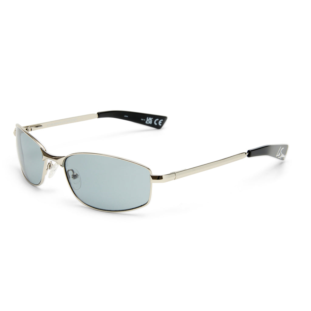 Le Specs Star Beam Silver Uni-Sex Wrap Sunglasses | Eyewear Index