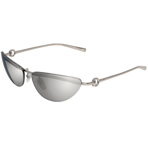 Gucci Gg1701s Silver Female Cat-Eye Sunglasses | Eyewear Index