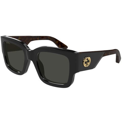 Gucci Gg1663s Black Female Rectangle Sunglasses | Eyewear Index