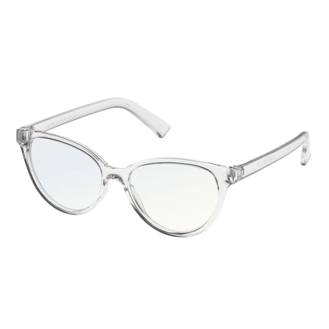 The Book Club The Art Of Snore Clear Female Cat-Eye Readers | Eyewear Index