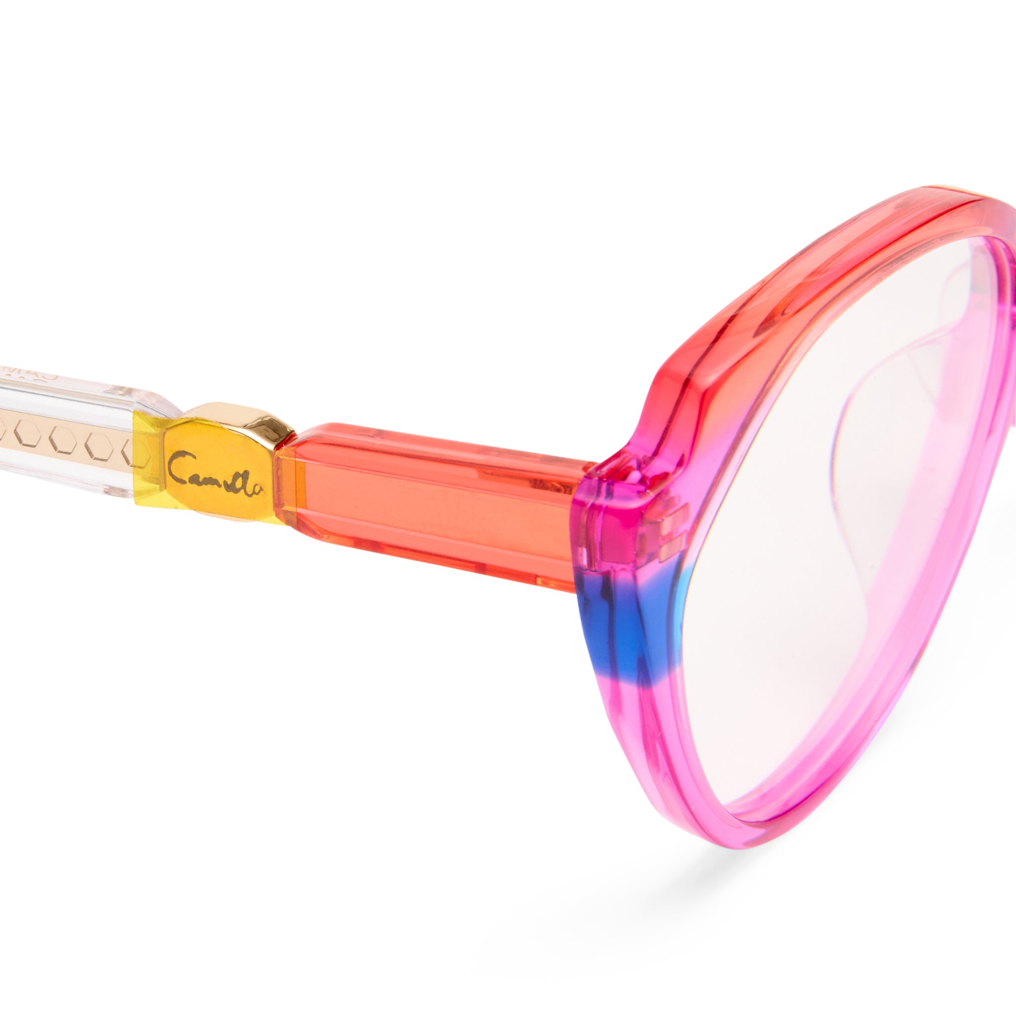 Camilla Cameo Fuschia Coral Female Cat-Eye Optical Frames | Eyewear Index