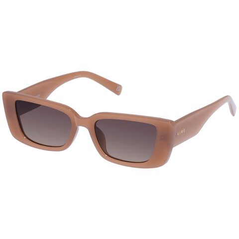 Aire Novae Milky Caramel Female Cat-Eye Sunglasses | Eyewear Index