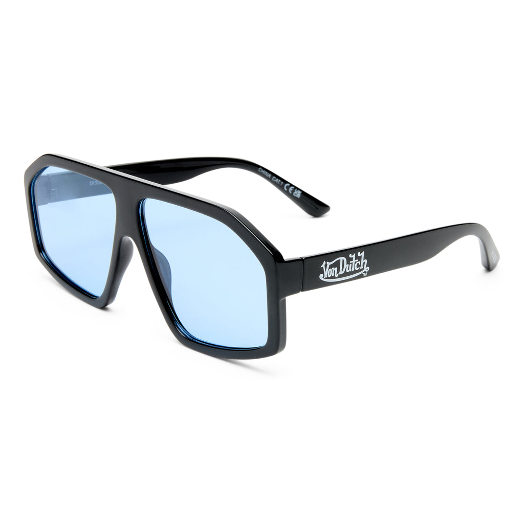 Aire Disgraced Black Uni-Sex Aviator Sunglasses | Eyewear Index