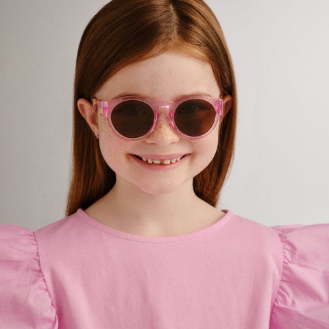 Cancer Council Sparrow Toddler Candy Floral Female Round Sunglasses | Eyewear Index