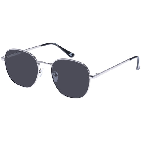 Solarized Round Metal Silver Uni-Sex Round Sunglasses | Eyewear Index