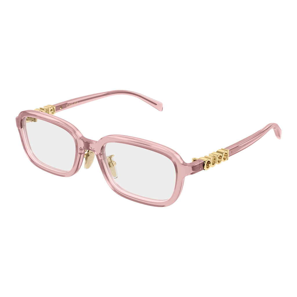 Gucci Gg2210oa Pink Female Rectangle Optical Frames | Eyewear Index