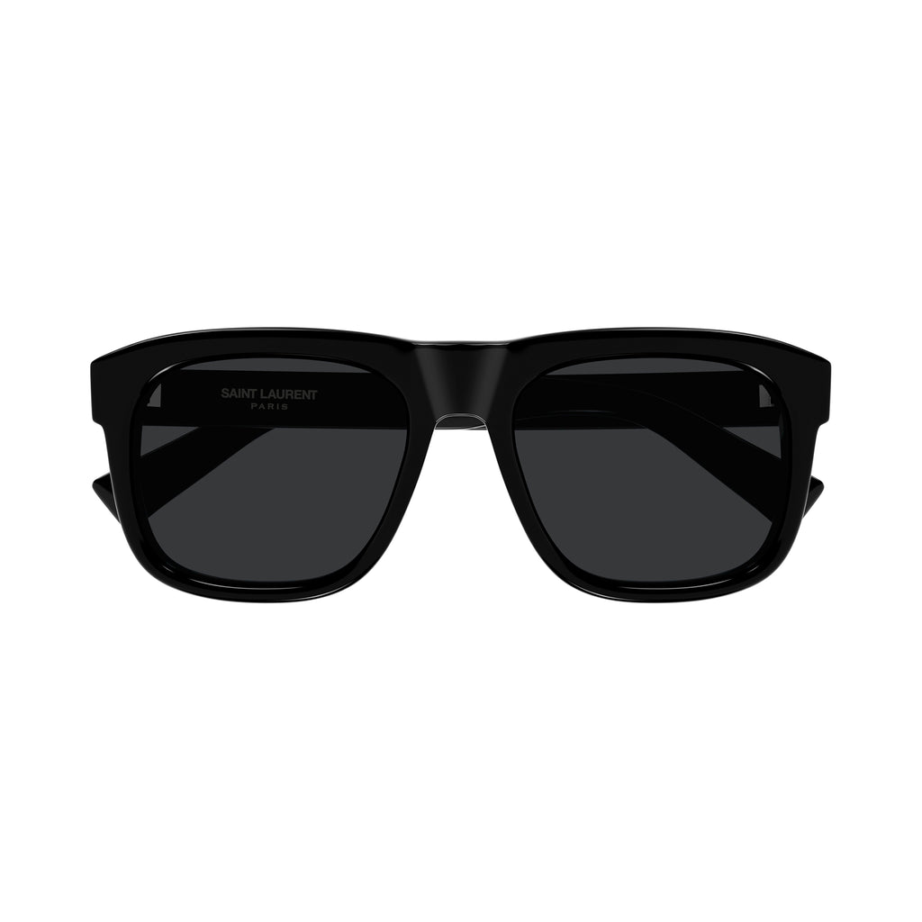 Saint Laurent Sl558 Black Male Rectangle Sunglasses | Eyewear Index