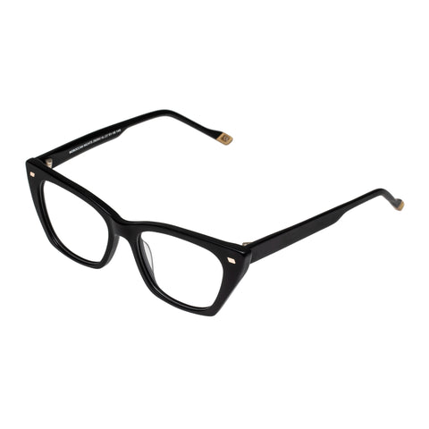 Le Specs Moroccan Nights Black Female Cat-Eye Optical Frames | Eyewear Index