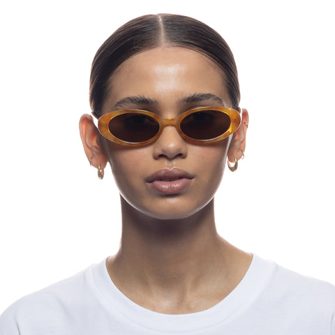 Aire Fornax Vintage Tort Female Oval Sunglasses | Eyewear Index