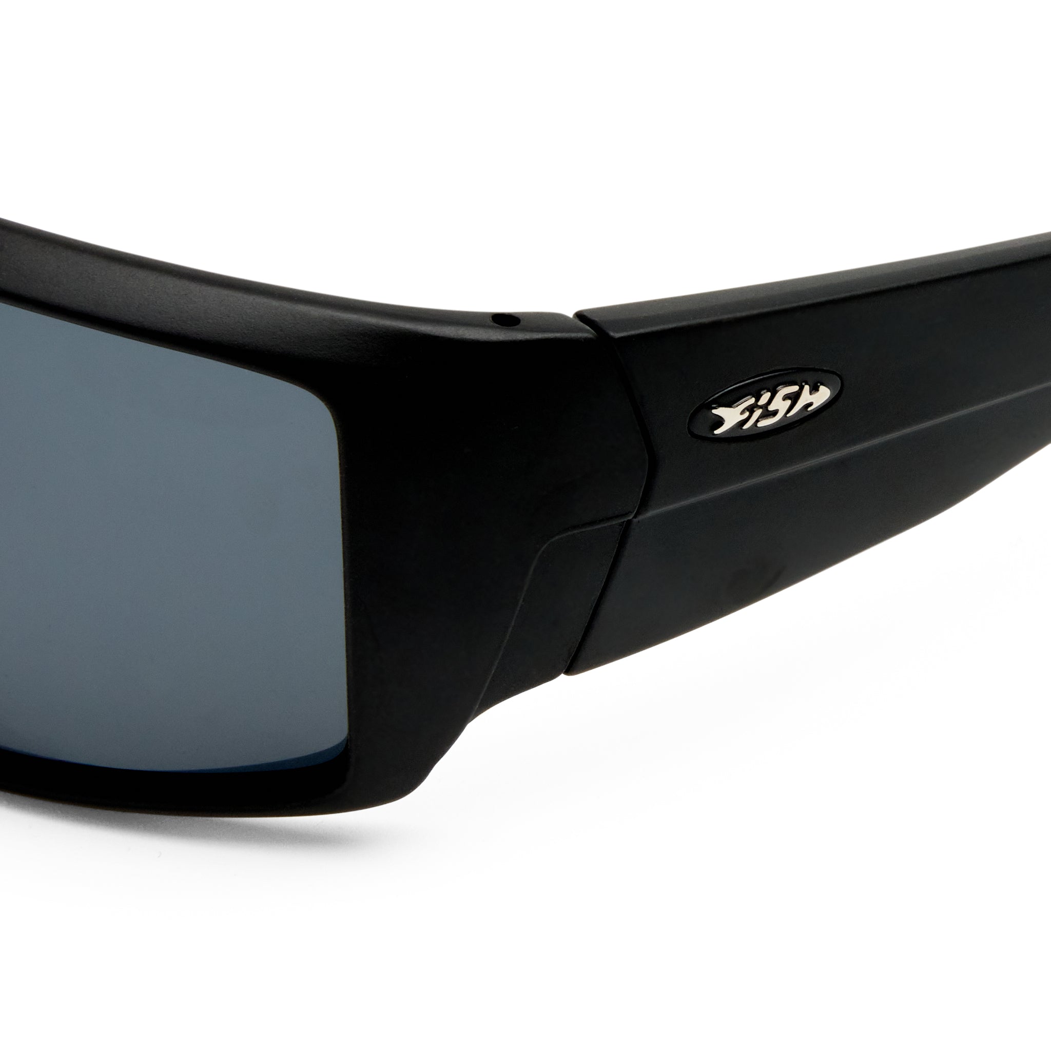 Fish Baitline Matte Black Army Green Male Wrap Sunglasses | Eyewear Index