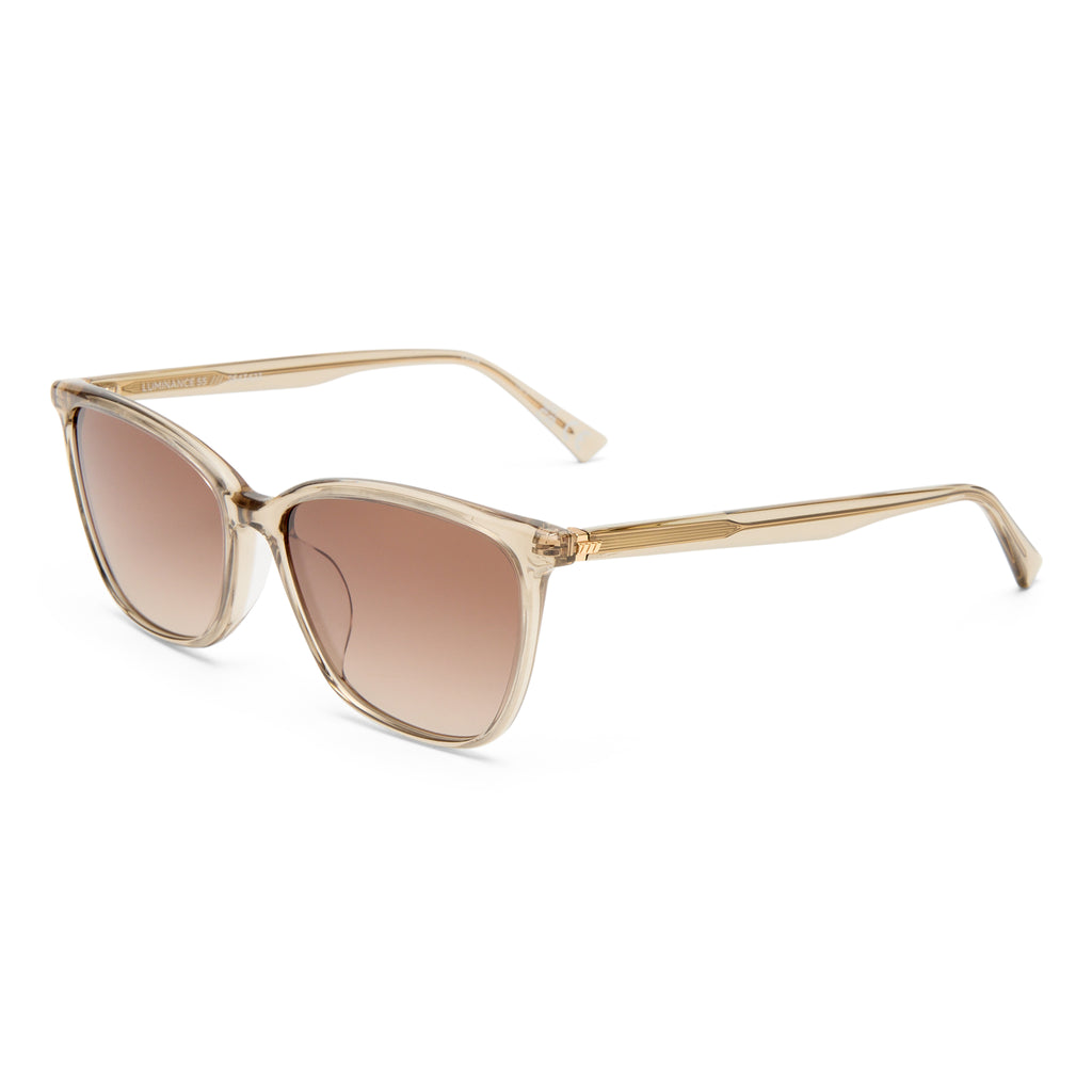 Le Specs Luminance 55 Bisque Female Cat-Eye Sunglasses | Eyewear Index