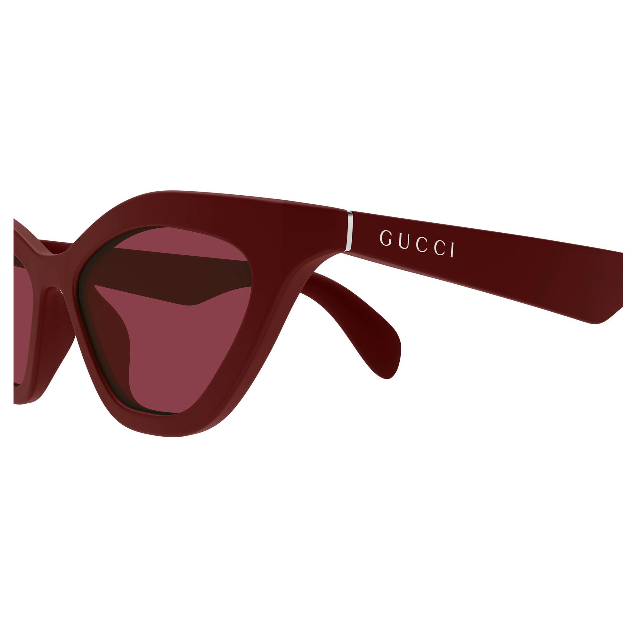 Gucci Gg1931s Burgundy Female Cat-Eye Sunglasses | Eyewear Index