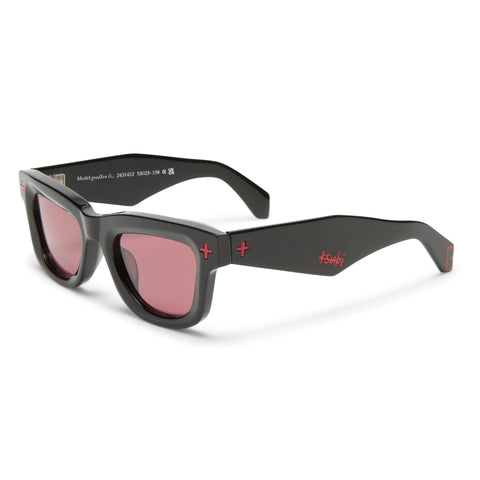 Ksubi Good$en Ii Black Red Uni-Sex Cat-Eye Sunglasses | Eyewear Index