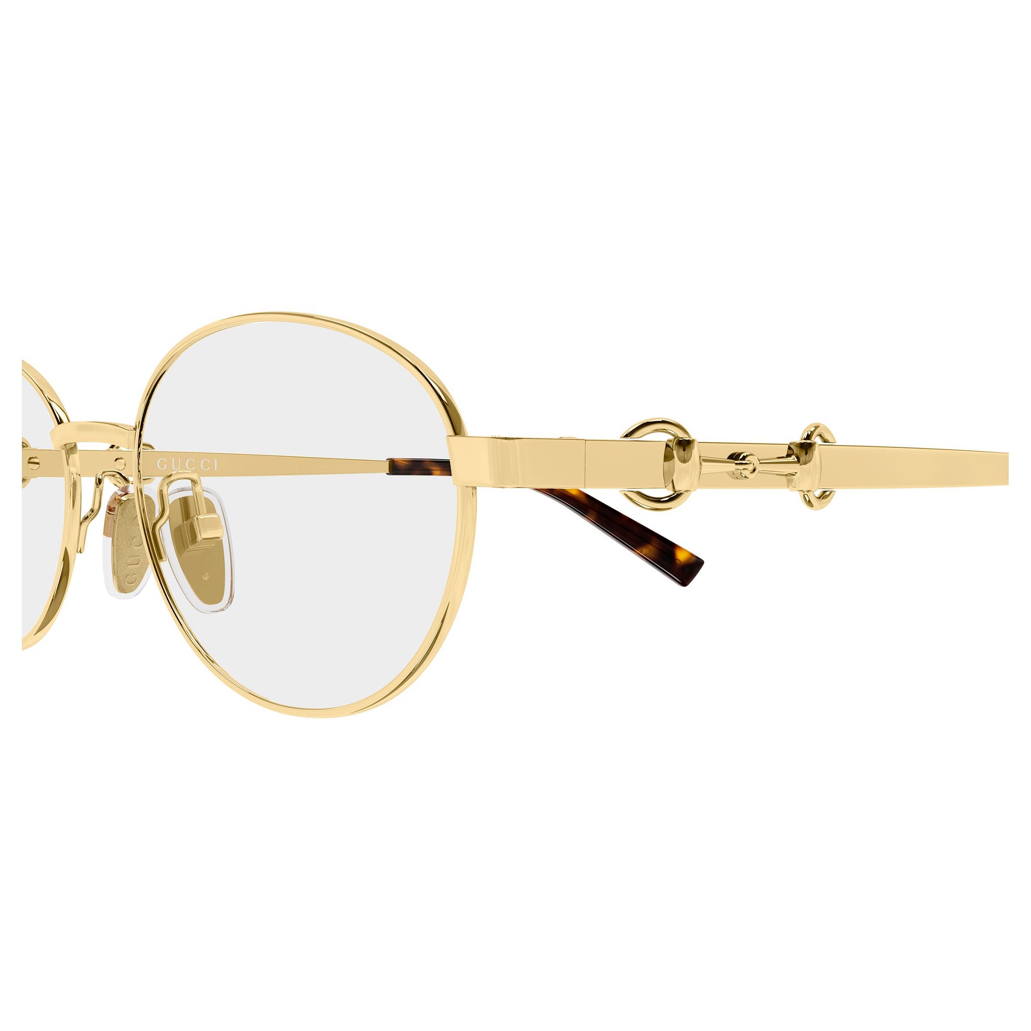 Gucci Gg2221ok Gold Female Round Optical Frames | Eyewear Index