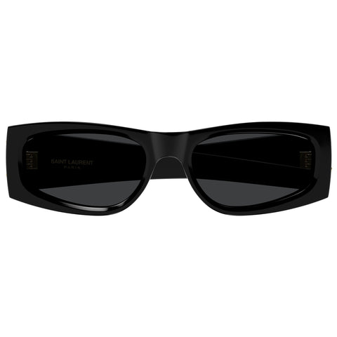 Saint Laurent Slm140f Black Female Rectangle Sunglasses | Eyewear Index