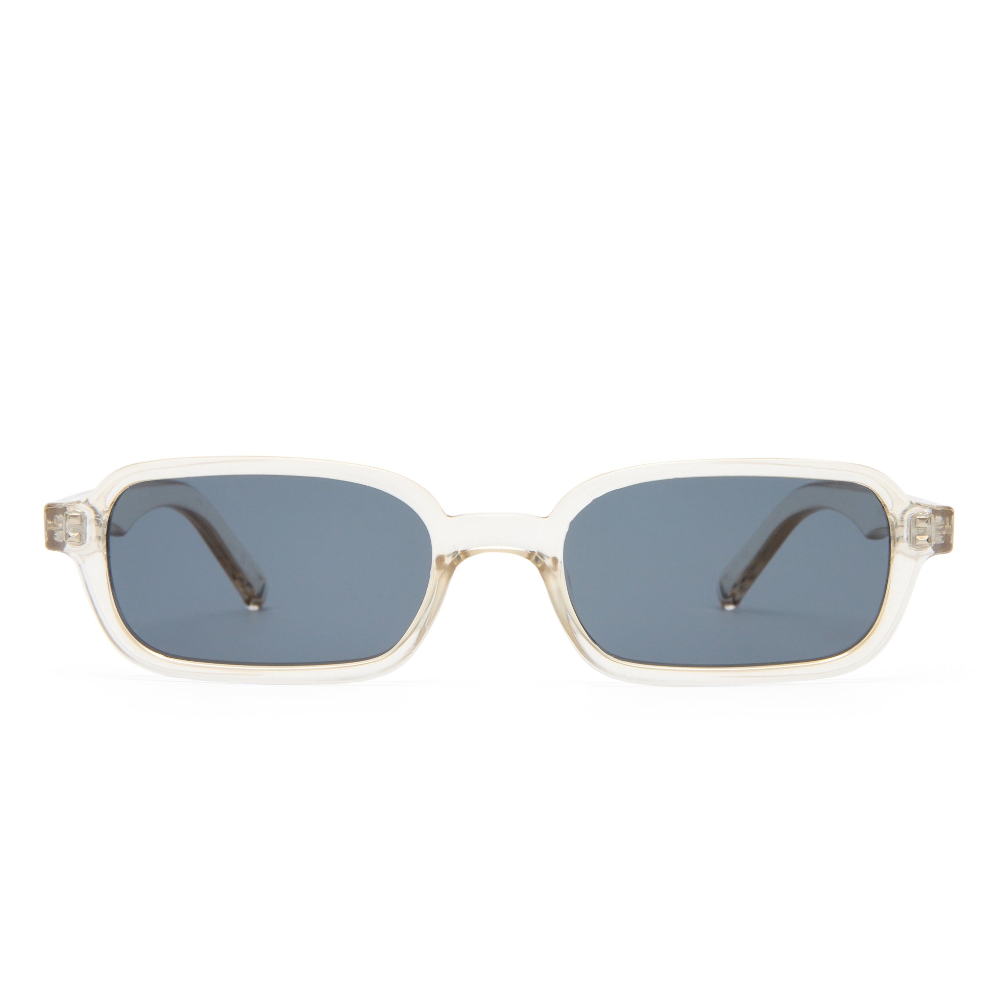 Le Specs Pilferer Pewter Uni-Sex Rectangle Sunglasses | Eyewear Index