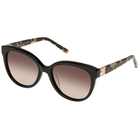 Oroton Gianna Black Cookie Tort Female Cat-Eye Sunglasses | Eyewear Index