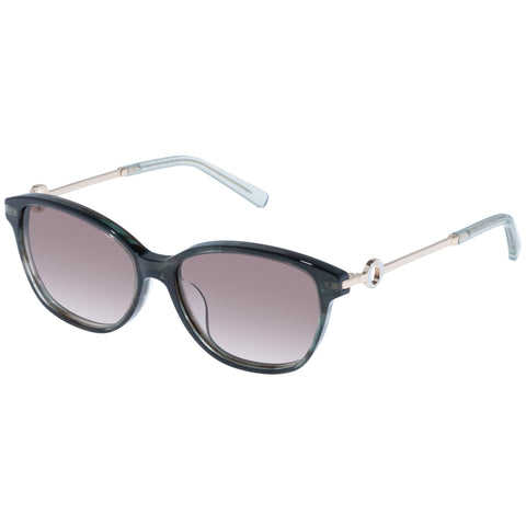 Oroton Alora Forest Marble Female D-Frame Sunglasses | Eyewear Index