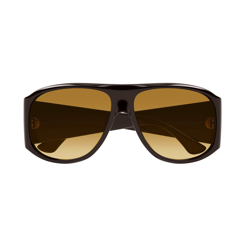 Chloe Ch0347s Brown Female Aviator Sunglasses | Eyewear Index