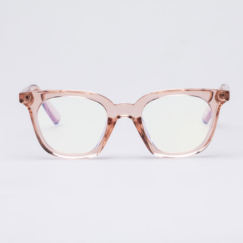 The Book Club Snatcher In Blush Female D-Frame Readers | Eyewear Index