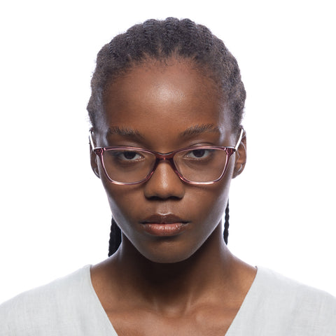 Oroton Liliana Plum Female D-Frame Optical Frames | Eyewear Index