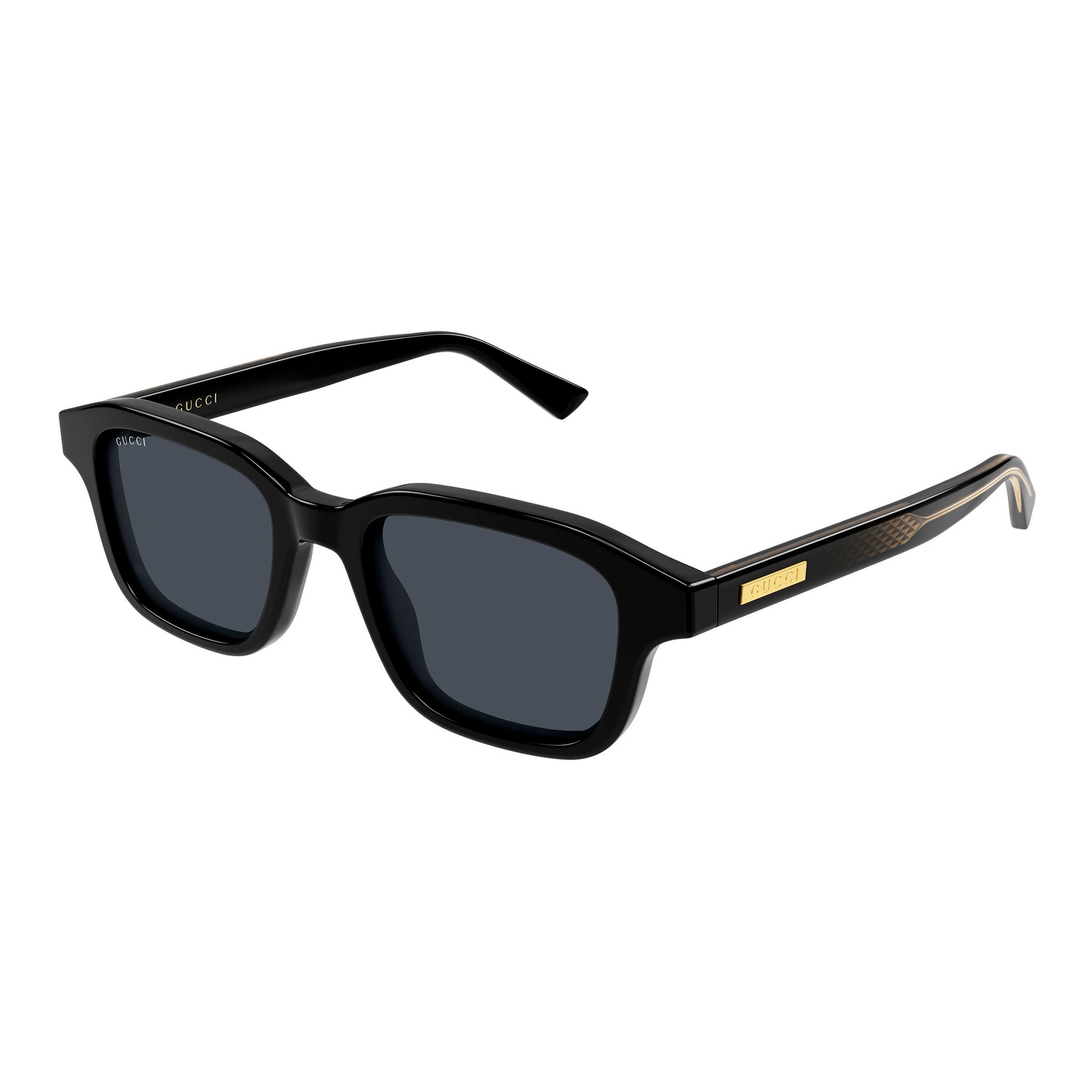 Gucci Gg2247s Black Male Rectangle Sunglasses | Eyewear Index