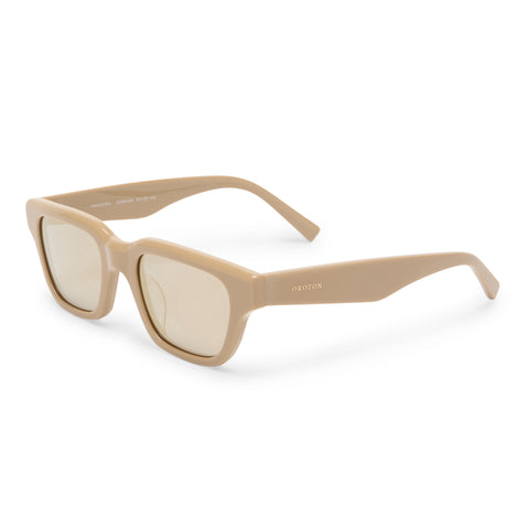 Oroton Pandora Wheat Female Cat-Eye Sunglasses | Eyewear Index