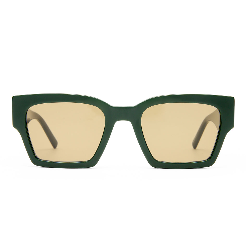 Oroton Stevie Emerald Female Square Sunglasses | Eyewear Index