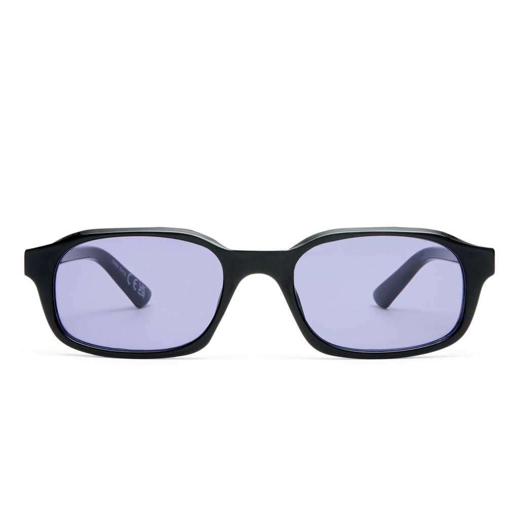 Aire Kinetic Black Uni-Sex Rectangle Sunglasses | Eyewear Index