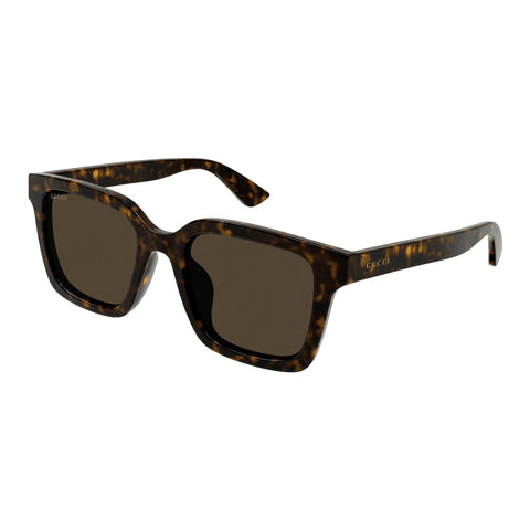 Gucci Gg1582sk Havana Male Rectangle Sunglasses | Eyewear Index