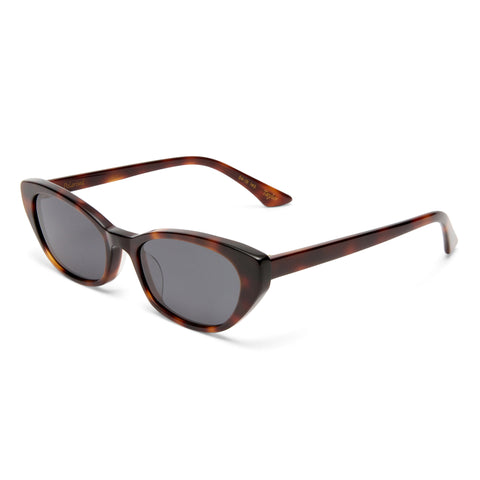 Luv Lou The Taylor Tort Female Cat-Eye Sunglasses | Eyewear Index