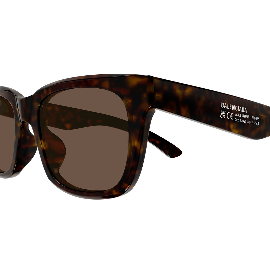 Balenciaga Bb0468s Havana Male Rectangle Sunglasses | Eyewear Index