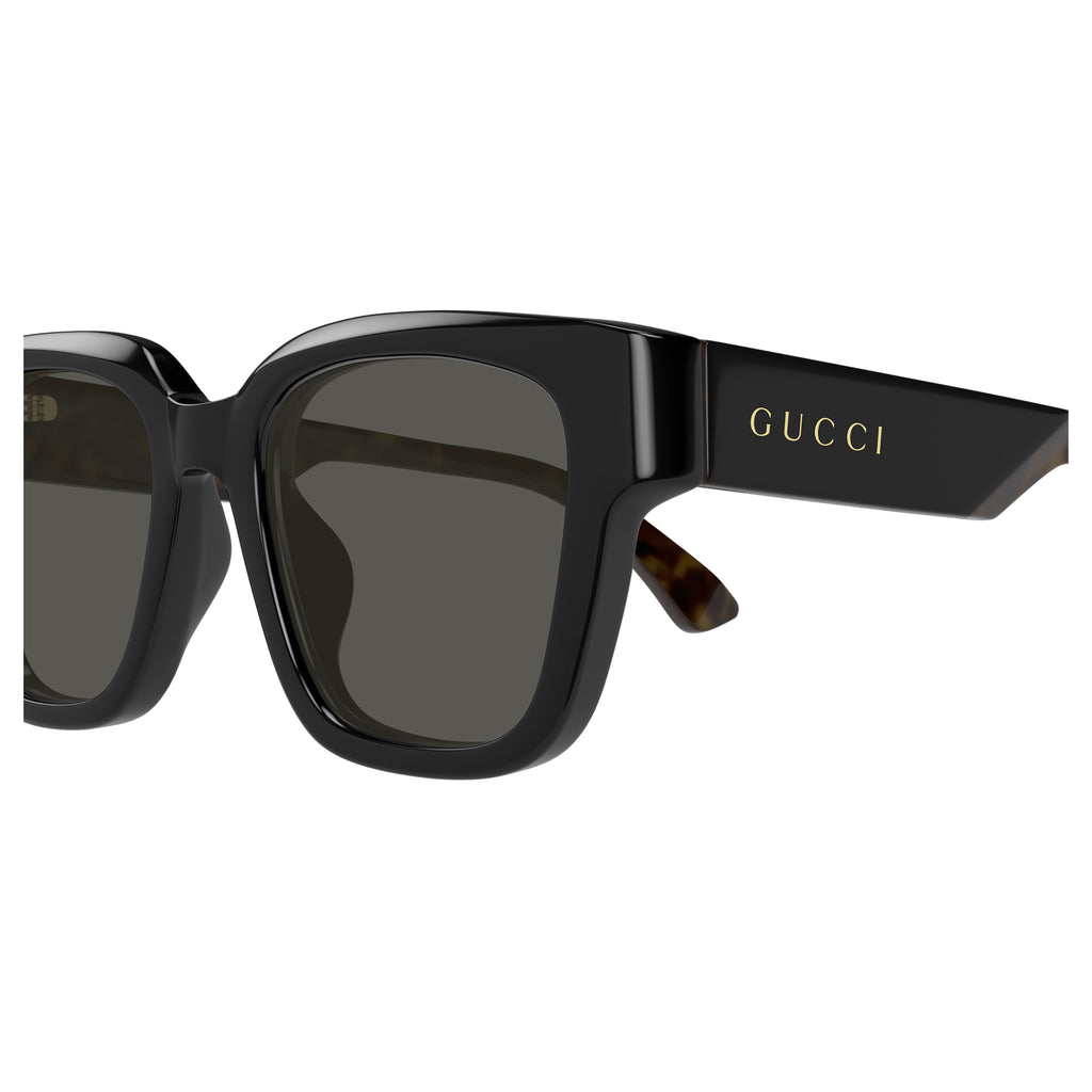 Gucci Gg1670sk Black Male Rectangle Sunglasses | Eyewear Index