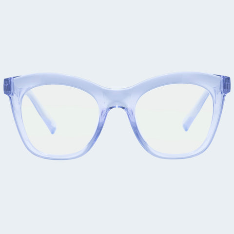 The Book Club Harlots Bed Lilac Female Cat-Eye Readers | Eyewear Index