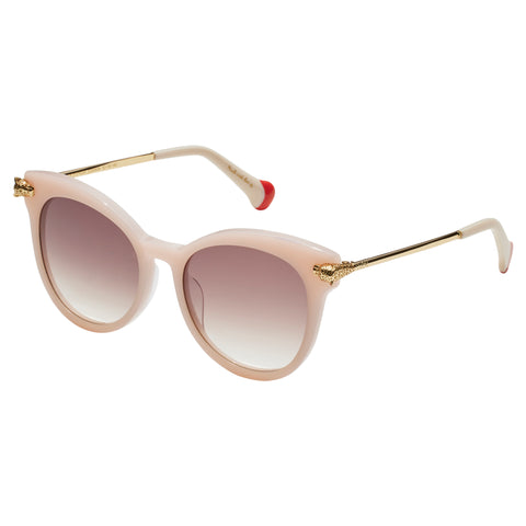 Camilla The Extras Ballet Ivory Female Round Sunglasses | Eyewear Index