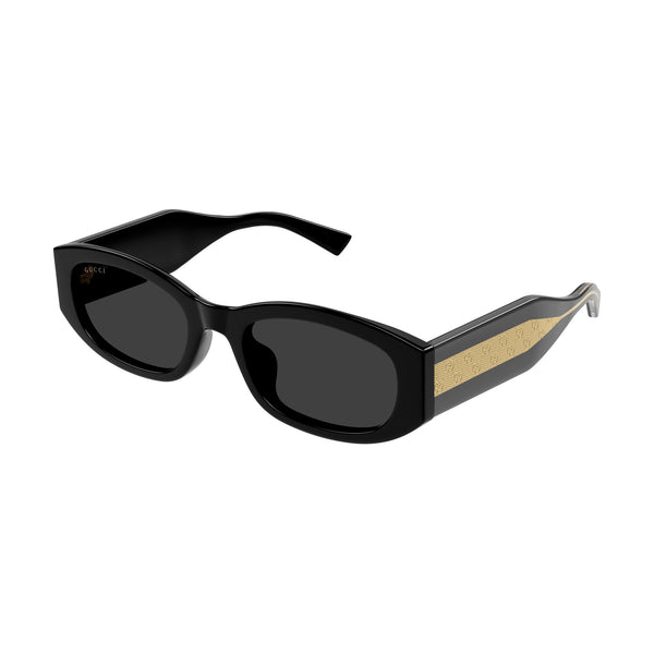 Gucci Gg2068sa Black Female Rectangle Sunglasses | Eyewear Index