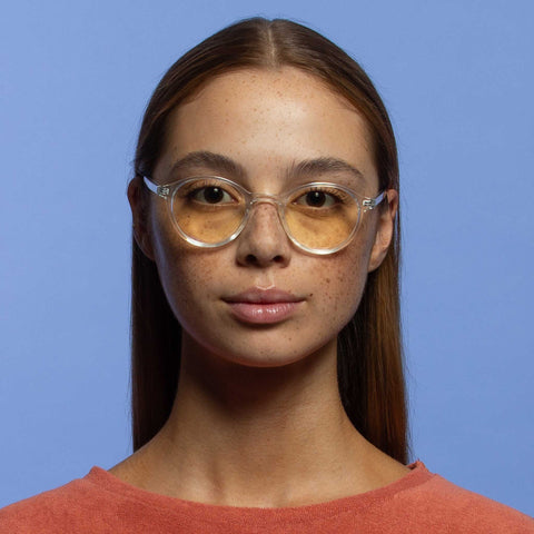 The Book Club So Rando Clear Uni-Sex Round Readers | Eyewear Index