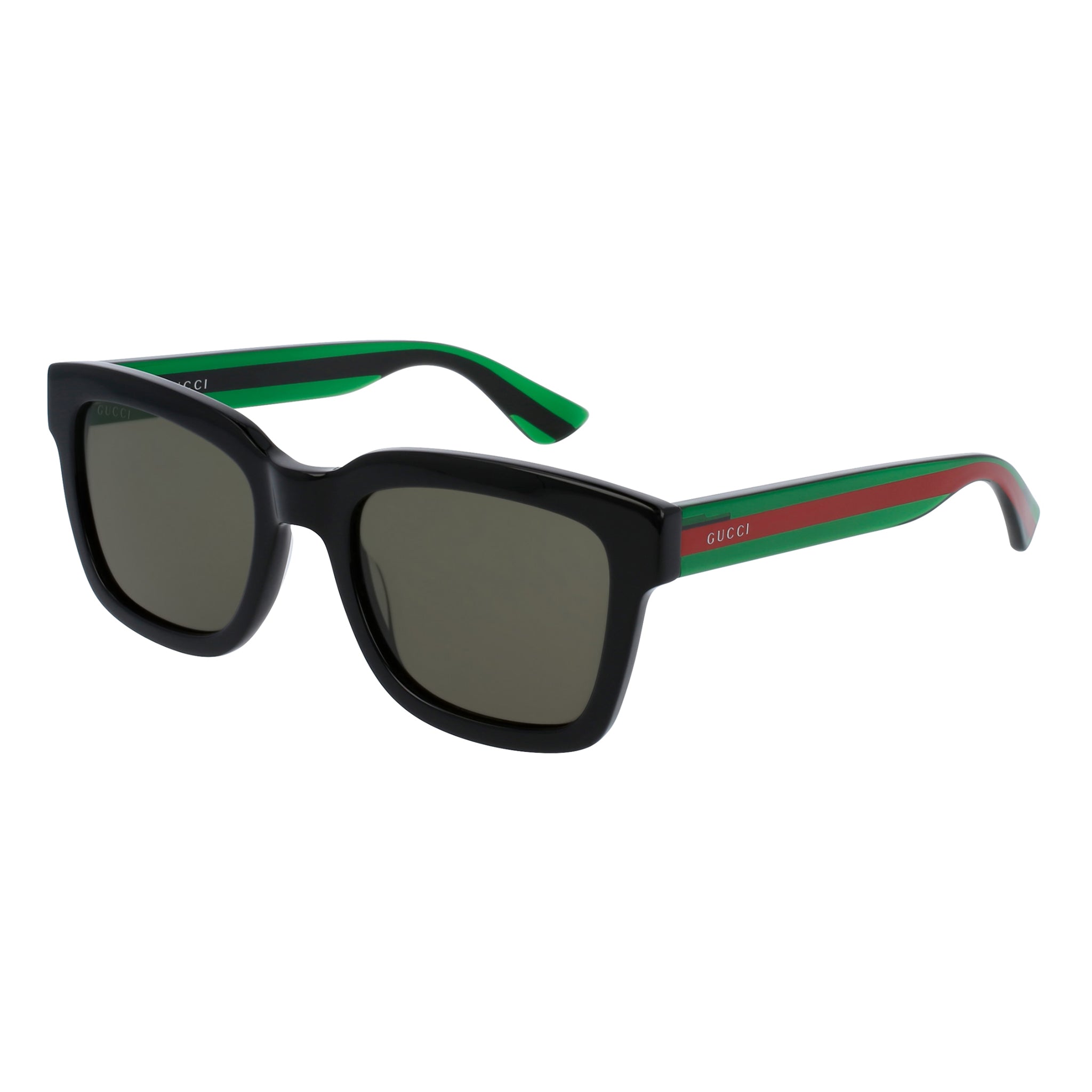 Gucci Gg0001sn Black Male Rectangle Sunglasses | Eyewear Index