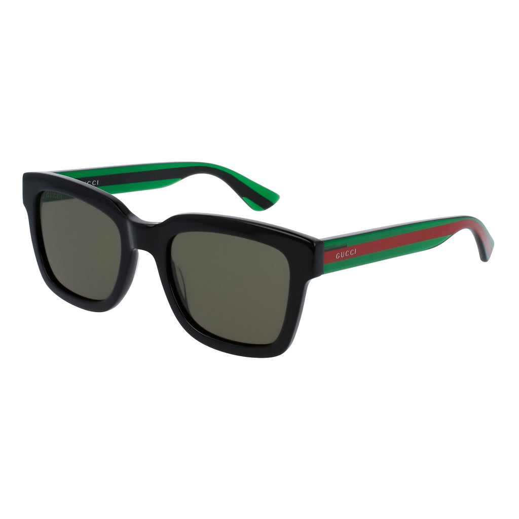 Gucci Gg0001sn Black Male Rectangle Sunglasses | Eyewear Index