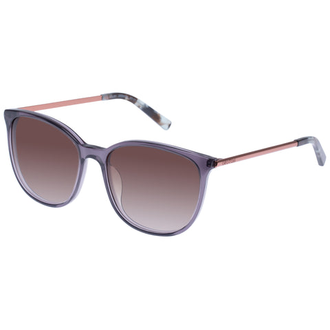 Oroton Adley Charcoal Female Round Sunglasses | Eyewear Index