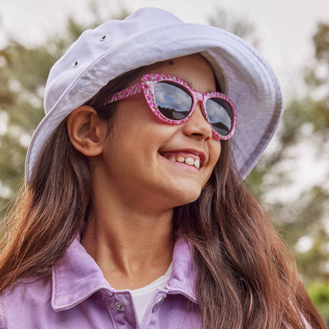 Cancer Council Elk Kids Pink Female Cat-Eye Sunglasses | Eyewear Index